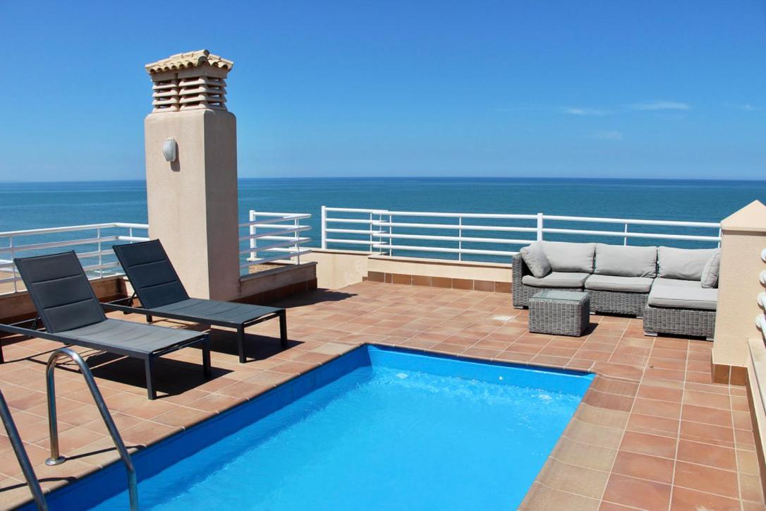 Atico Frontal Al Mar Con Piscina Privada By Homeprive Dénia Esterno foto